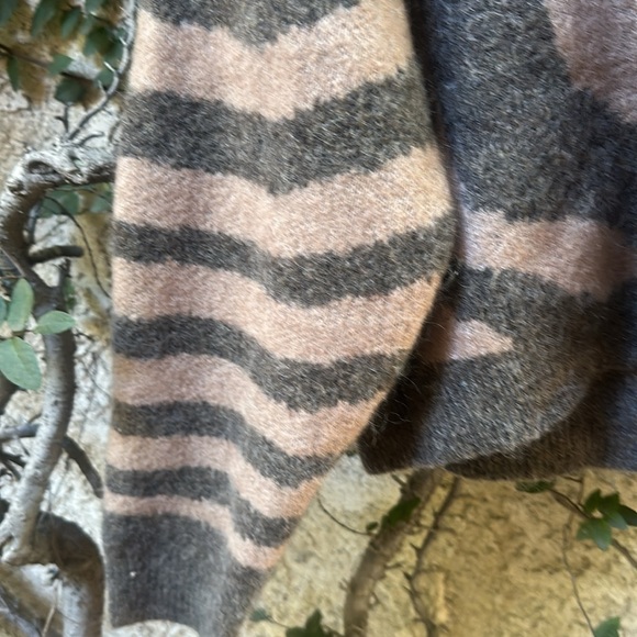 Remain Birger Christensen Zebra Jacquard Wool& Mohair Cardigan - Picture 11 of 15